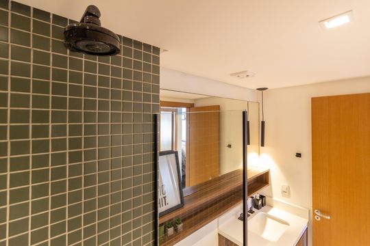 Apartamento com 3 quartos e academia no condomínio para comprar. — Banheiro Social