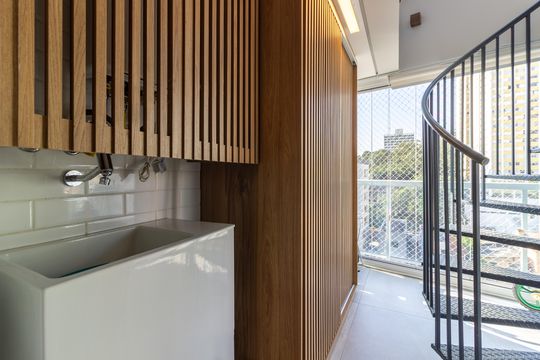Apartamento com 3 quartos e academia no condomínio para comprar. — Cozinha e Área de Serviço