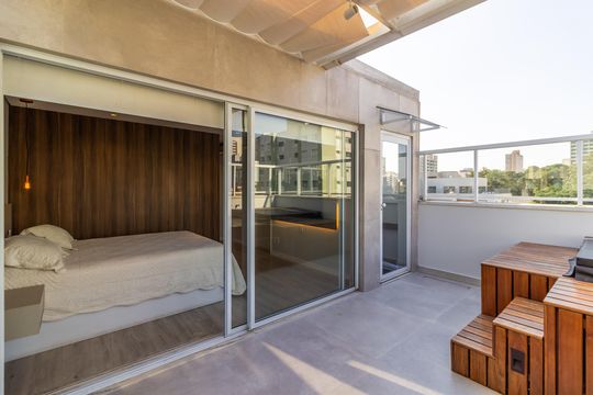 Apartamento com 3 quartos e academia no condomínio para comprar. — Terraço