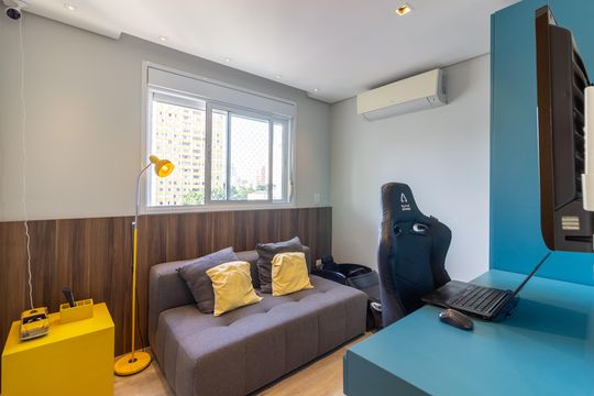 Apartamento com 3 quartos e academia no condomínio para comprar. — Quarto