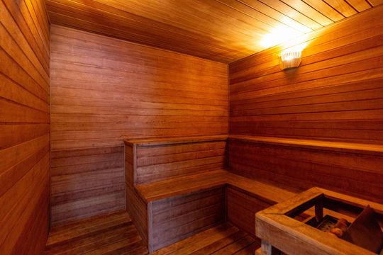 Apartamento com 3 quartos e academia no condomínio para comprar. — Área comum - Sauna