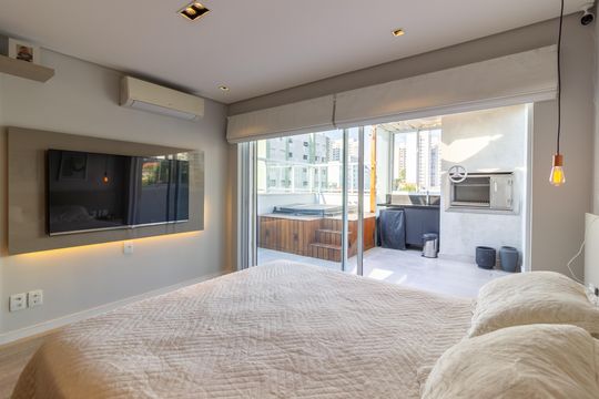 Apartamento com 3 quartos e academia no condomínio para comprar. — Suíte 2