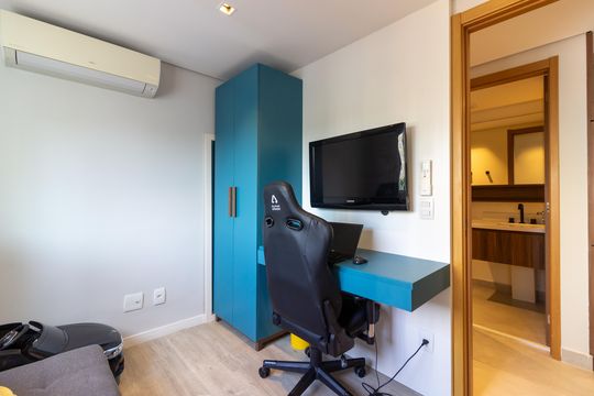 Apartamento com 3 quartos e academia no condomínio para comprar. — Quarto