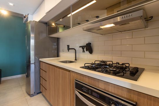 Apartamento com 3 quartos e academia no condomínio para comprar. — Cozinha e Área de Serviço