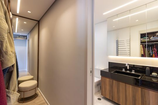 Apartamento com 3 quartos e academia no condomínio para comprar. — Closet da suíte 2