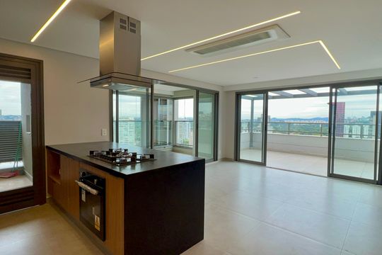Apartamento com varanda, 2 quartos, churrasqueira e academia no condomínio para comprar. — foto 1