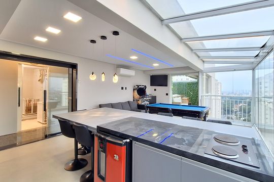Apartamento para comprar na Vila Leopoldina: 3 suítes, varanda, piscina e churrasqueira. — Varanda 2