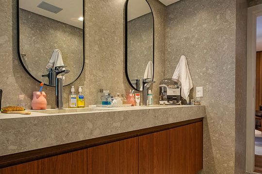 Apartamento no Jardim Paulista com 2 quartos, ideal para comprar e viver em São Paulo. — Banheiro da Suíte