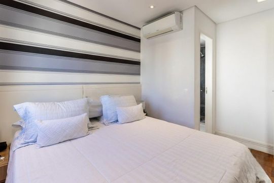Comprar apartamento com 3 quartos, 1 suíte, closet e academia no condomínio. — Quarto