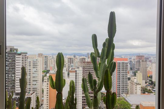 Apartamento mobiliado em Perdizes, 2 quartos, 1 suíte, academia no condomínio. Ideal para comprar. — Vista da Sala/Cozinha