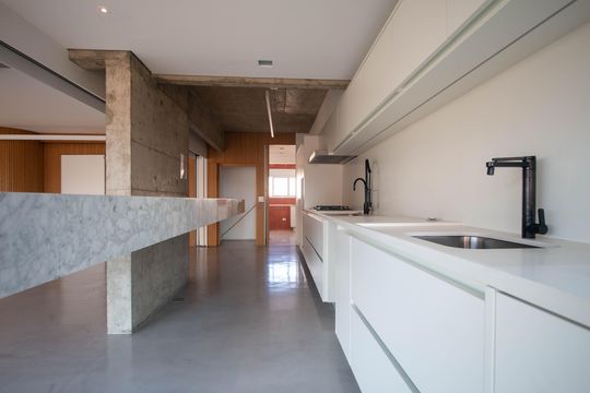 Compra apartamento no Brooklin, 1 quarto. — Sala/Cozinha
