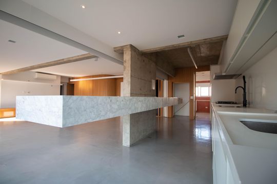Compra apartamento no Brooklin, 1 quarto. — Sala/Cozinha