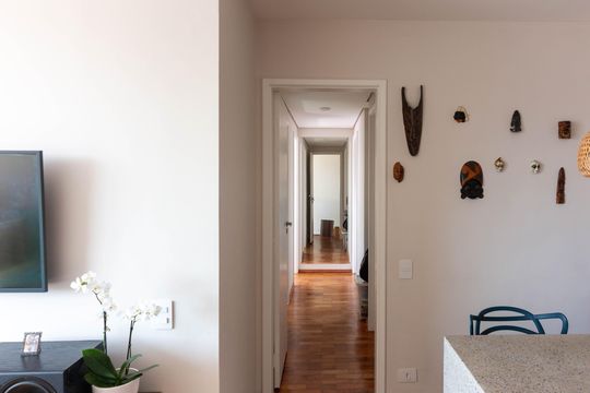 Apartamento à venda, com 98 m², 3 quartos e 1 vaga — Corredor
