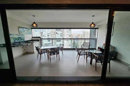 Comprar apartamento mobiliado com 3 quartos e churrasqueira no condomínio. — Foto 14
