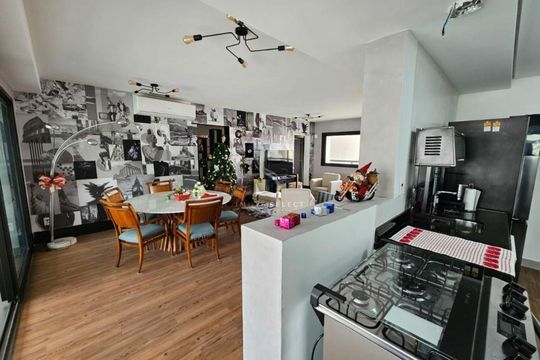 Comprar apartamento mobiliado com 3 quartos e churrasqueira no condomínio. — Foto 01