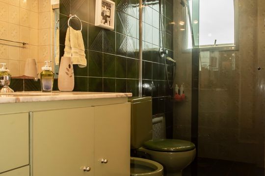 Apartamento com 4 quartos, varanda e academia na Vila Clementino, perfeito para comprar. — Banheiro
