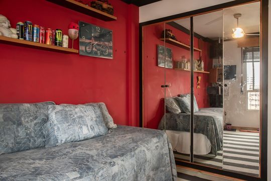 Apartamento com 4 quartos, varanda e academia na Vila Clementino, perfeito para comprar. — Quarto