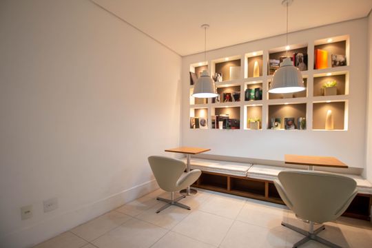 Apartamento com 1 quarto para alugar na Cidade Monções. — Área comum