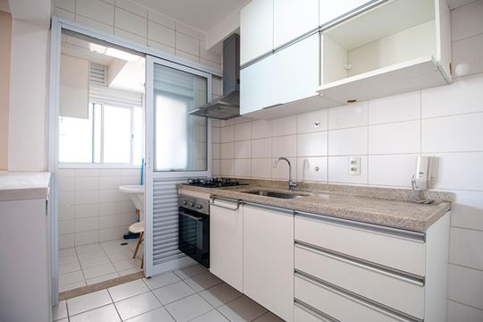 Apartamento com 1 quarto para alugar na Cidade Monções. — Cozinha