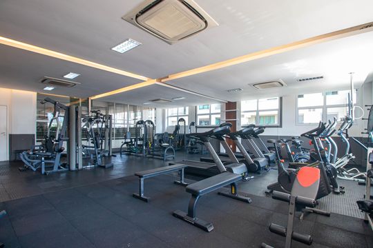 Apartamento com 1 quarto para alugar na Cidade Monções. — Área comum