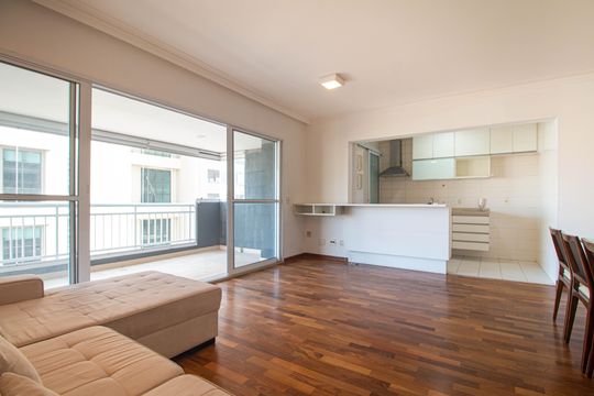 Apartamento com 1 quarto para alugar na Cidade Monções. — Sala