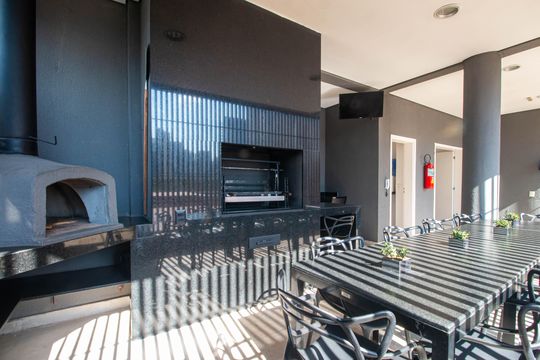 Apartamento com 1 quarto para alugar na Cidade Monções. — Área comum