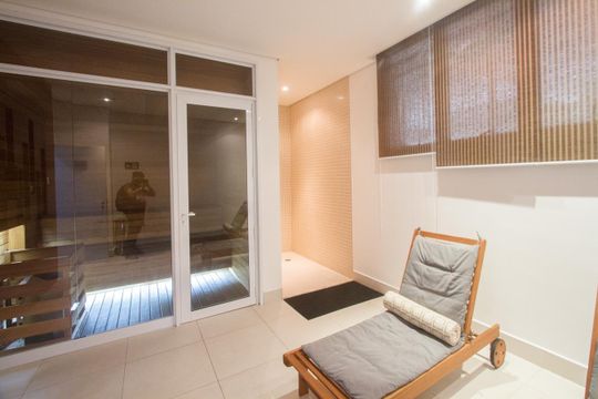 Apartamento com 1 quarto para alugar na Cidade Monções. — Área comum