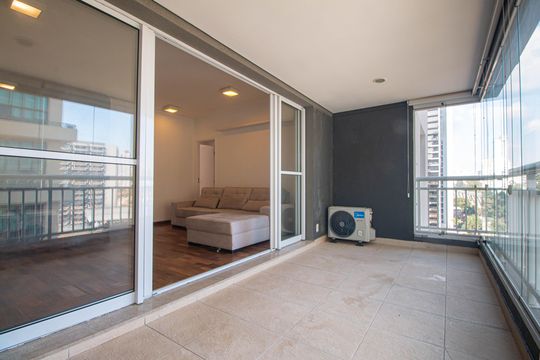 Apartamento com 1 quarto para alugar na Cidade Monções. — Varanda