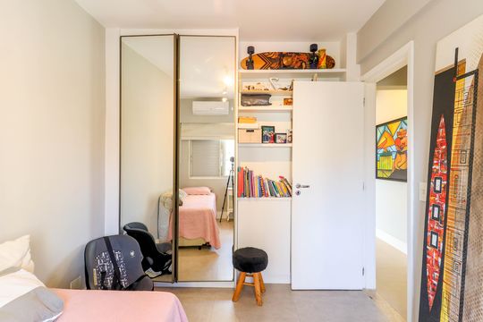 Comprar apartamento no Brooklin Novo com 3 quartos, mobiliado e ideal para quem tem animais de estimação. — Quarto 2