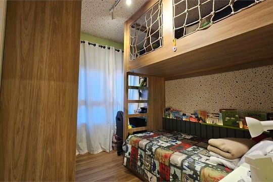 Comprar apartamento mobiliado no Brooklin com 3 quartos, quintal, varanda e churrasqueira no condomínio. — foto 8