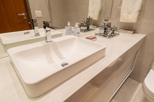 Apartamento na Bela Vista com 4 quartos e closet. Ideal para quem busca venda em localização privilegiada. — Banheiro da Suíte 3