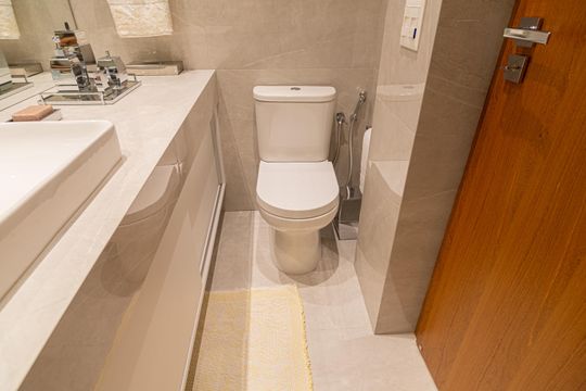 Apartamento na Bela Vista com 4 quartos e closet. Ideal para quem busca venda em localização privilegiada. — Banheiro da Suíte 3
