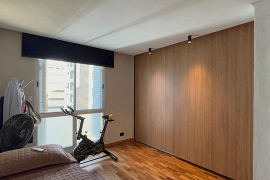 Venda de apartamento mobiliado em Cerqueira César com 3 quartos, 2 suítes e churrasqueira. — Suíte 1
