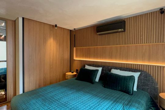 Venda de apartamento mobiliado em Cerqueira César com 3 quartos, 2 suítes e churrasqueira. — Suíte 2