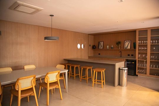 Apartamento para comprar: 3 quartos, closet, academia, mobiliado. — Área comum