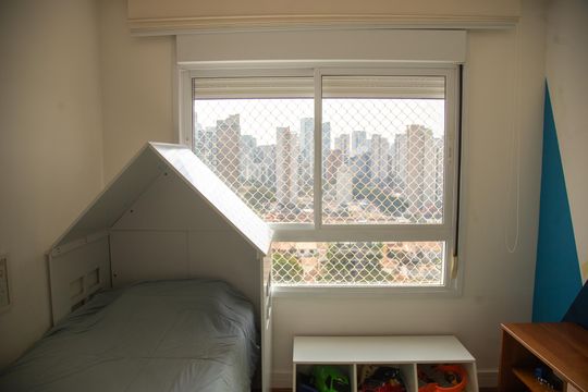 Apartamento para comprar: 3 quartos, closet, academia, mobiliado. — Quarto 2 - Suíte