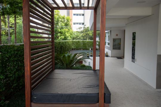 Apartamento para comprar: 3 quartos, closet, academia, mobiliado. — Área comum