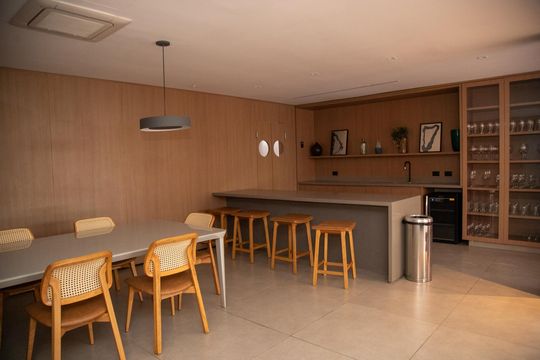 Apartamento para comprar: 3 quartos, closet, academia, mobiliado. — Área comum