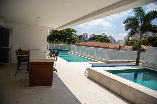 Apartamento para comprar: 3 quartos, closet, academia, mobiliado. — Área comum