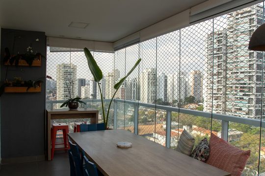 Apartamento para comprar: 3 quartos, closet, academia, mobiliado. — Varanda gourmet