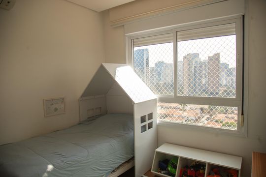 Apartamento para comprar: 3 quartos, closet, academia, mobiliado. — Quarto 2 - Suíte