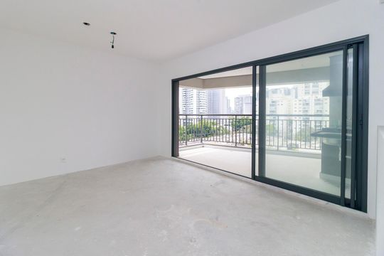 Venda de apartamento no Brooklin com 2 quartos, varanda e condomínio com piscina e churrasqueira. — foto 1