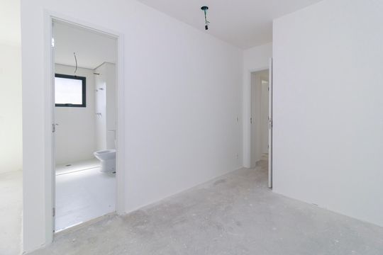 Venda de apartamento no Brooklin com 2 quartos, varanda e condomínio com piscina e churrasqueira. — Suíte 1
