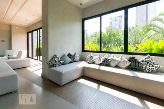 Venda de apartamento mobiliado, 2 quartos, closet e aceita pets. — Área comum - Salão de festas