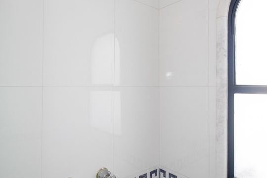 Comprar apartamento no Paraíso: 5 quartos, piscina e churrasqueira no condomínio. — Banheiro da Suíte 5