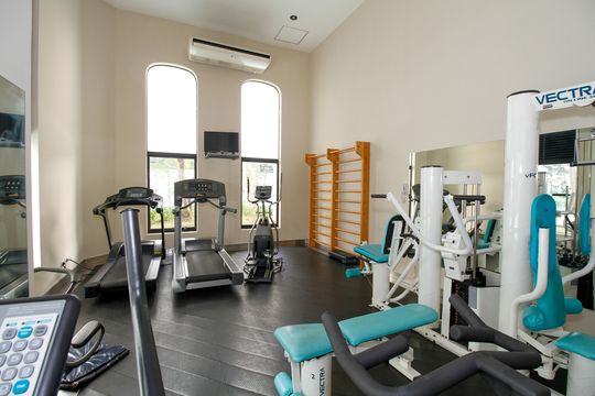 Comprar apartamento no Paraíso: 5 quartos, piscina e churrasqueira no condomínio. — Área Comum - Academia