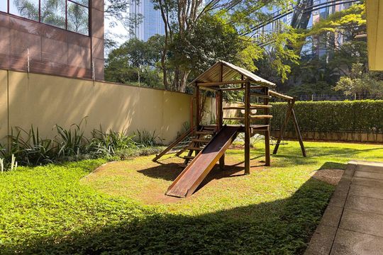 Venda de apartamento mobiliado na Vila Olímpia com 2 quartos e varanda gourmet. — Área comum