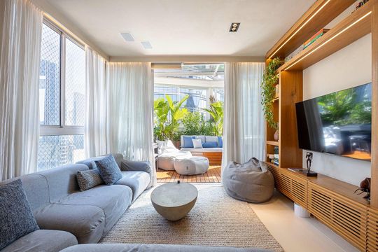 Venda de apartamento mobiliado na Vila Olímpia com 2 quartos e varanda gourmet. — foto 1