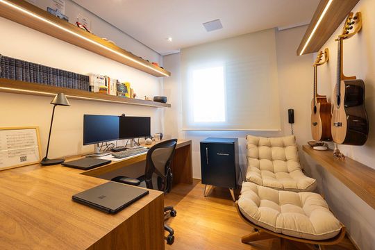 Venda de apartamento mobiliado na Vila Olímpia com 2 quartos e varanda gourmet. — Quarto 2