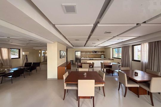 Venda de apartamento mobiliado na Vila Olímpia com 2 quartos e varanda gourmet. — Área comum